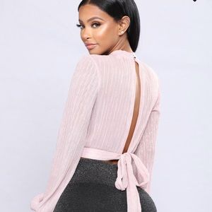 Fashion Nova Noelle Open Back Top